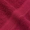 vidaXL Hand Towels "FROGN" 10 pcs Bordeaux 50x100 cm 360 gsm