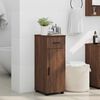 vidaXL Bathroom Cabinet with Drawer Brown Oak 30 x 35 x 80 cm
