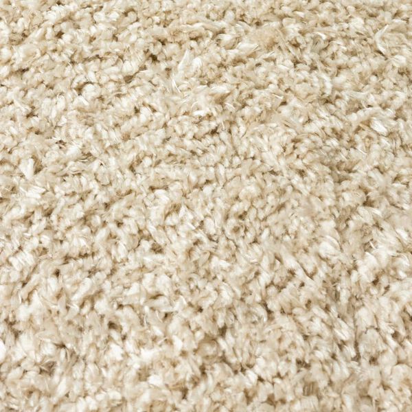 vidaXL High Pile Shaggy Rug Beige 200x290 cm 50 mm