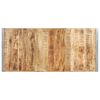 vidaXL Dining Table 220x100x75 cm Solid Rough Mango Wood