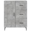 vidaXL Sideboard Concrete Grey 69.5x34x90 cm Engineered Wood
