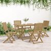 vidaXL 5 Piece Garden Dining Set Solid Wood Acacia