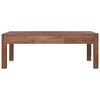 vidaXL Coffee Table 110x60x40 cm Solid Teak Wood