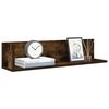 vidaXL Wall Shelves 2 pcs Smoked Oak 75x16.5x16.5 cm Engineered Wood