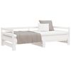 vidaXL Pull-out Day Bed without Mattress White 2x(90x190) cm
