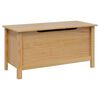 vidaXL Storage Box Hill Honey Brown 90 x 40 x 45 cm Solid Pine Wood