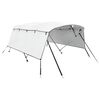 vidaXL 4-bow Bimini Top with Sidewalls 243x(230-244)x137 cm