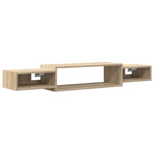 vidaXL Wall-mounted TV Cabinet Wall-Mounted Sonoma Oak