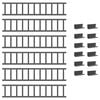 vidaXL Anthracite 600 x 2.5 x 20 cm Steel