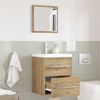 vidaXL Bathroom Furniture Set with Drawer Brown 41 x 38.5 x 48 cm