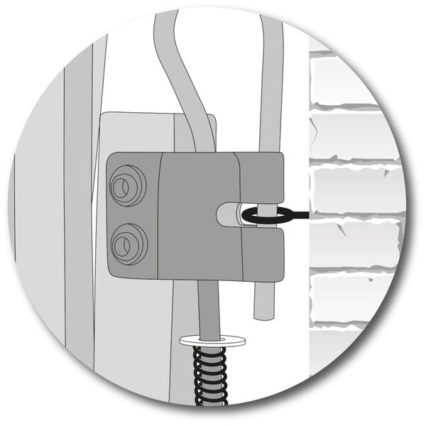 FLAMINGO Extendable Dog Barrier Mont Wooden 107x83 cm