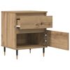 vidaXL Bedside Cabinets 2 pcs Artisan Oak 40x35x50 cm Engineered Wood
