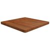 vidaXL Square Table Top Dark Brown 70x70x4cm Treated Solid Wood Oak