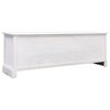vidaXL TV Cabinet Antique White 108x30x40 cm Solid Wood Paulownia