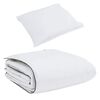 vidaXL Winter Duvet with Pillow 2 pcs White Down Feather