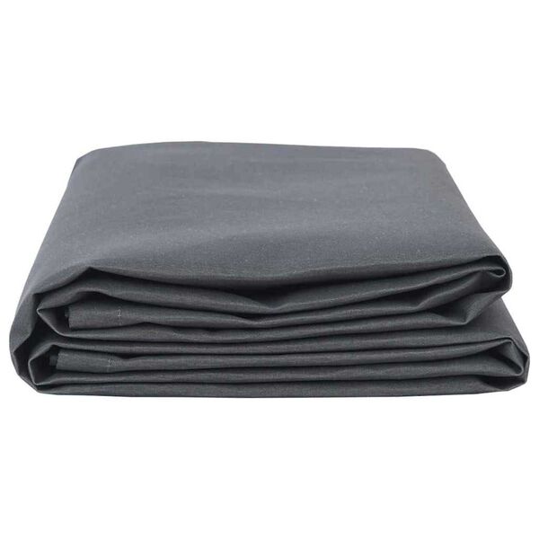 vidaXL Awning Replacement Anthracite 1000 x 160 cm Polyester Canvas