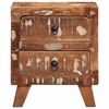 vidaXL Bedside Cabinet 2 pcs 40x32x46 cm Solid Wood Reclaimed