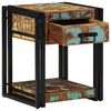 vidaXL Bedside Cabinet Multicolour 40 x 40 x 50 cm Solid Reclaim Wood