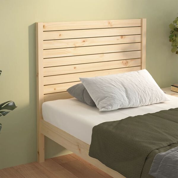 vidaXL Bed Headboard 81x4x100 cm Solid Wood Pine