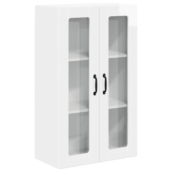 vidaXL Kitchen Wall Cabinet High Gloss White 60 x 31 x 100 cm