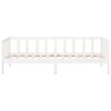vidaXL Day Bed without Mattress White 90x190cm Solid Wood Pine