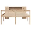 vidaXL Bookcase Bed without Mattress 160x200 cm Solid Wood Pine