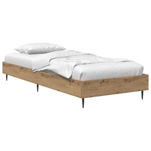 vidaXL Bed Frame Artisian Oak 80 x 200 cm Engineered Wood