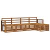 vidaXL Outdoor Sofa Set 5 pcs Natural