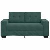 vidaXL Sofa 120cm Dark Green Poly velvet