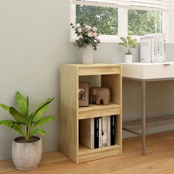 vidaXL Book Cabinet 40x30x71.5 cm Solid Pinewood