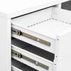vidaXL Office Cabinet White 90x40x102 cm Steel