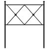 vidaXL Metal Headboard White 75cm