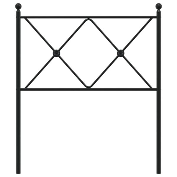 vidaXL Metal Headboard White 75cm