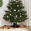 vidaXL Christmas Tree Stand Black 40 x 40 x 21 cm Steel