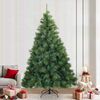 vidaXL Artificial Hinged Christmas Tree Green 240 cm PVC, steel
