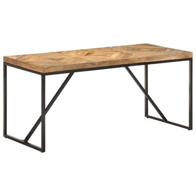 vidaXL Dining Table 160x70x76 cm Solid Acacia and Mango Wood