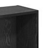 vidaXL Bookshelf Black Oak 80 x 24 x 109 cm Engineered Wood