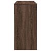 vidaXL Dressing Table with Mirror Brown Oak 80x39x80 cm