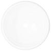 vidaXL Basin Round Ceramic White 40x15 cm