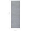vidaXL Runner Rug BCF Grey 60x200 cm