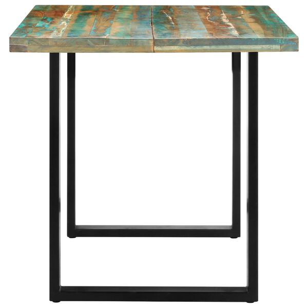 vidaXL Dining Table 160x80x75 cm Solid Reclaimed Wood