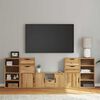 vidaXL 5 Piece TV Units with Storage ODDA Solid Wood Pine