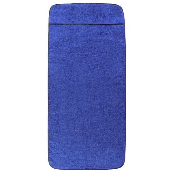 vidaXL Beach Towels 4 pcs Royal Blue 60x135 cm Fabric 400 GSM