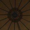vidaXL Hanging Garden Parasol Taupe 3 m Aluminium Pole