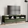vidaXL TV Cabinet Olive Green 135x39x43.5 cm Cold-rolled Steel