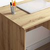 vidaXL Desk with Drawer Artisan oak 90 x 49.5 x 75 cm Engineered wood