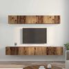 vidaXL TV Cabinet Set Wall-mounted 5 pcs Old Wood Engineered Wood