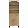 vidaXL Highboard Artisan Oak 69.5 x 34 x 180 cm Engineered Wood