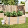 vidaXL Garden Planter 150x100 cm Solid Wood Pine
