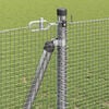 vidaXL Fence Post Silver 25 x 1.2 m (12 x 12 mm mesh) Steel